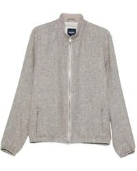 Barba Napoli - Zip-Up Elasticated-Hem Jacket - Lyst