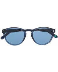 Polo Ralph Lauren - Gafas de sol con montura redonda brillante - Lyst