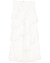 Alice + Olivia - Floral-Lace Detailing Trousers - Lyst