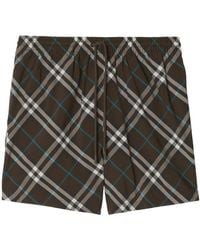 Burberry - チェック トランクス水着 - Lyst