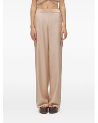 Blugirl Blumarine - Lace-Trim Cargo Pants - Lyst