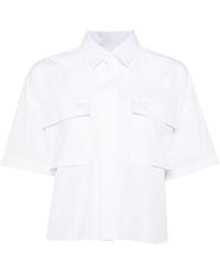 Sacai - Flap-pocket Cotton Shirt - Lyst
