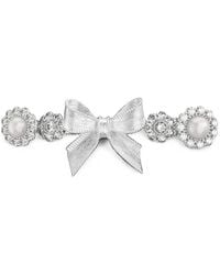 ShuShu/Tong - X Yvmin Bow-Detail Gemstone Hair Clip - Lyst