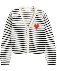 Chinti & Parker - Breton Heart Gestreept Vest - Lyst