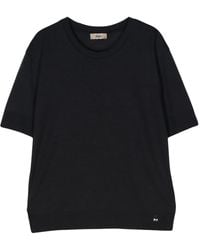 Herno - Fine-Knit Short-Sleeved Jumper - Lyst