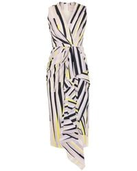 ROKSANDA - Esra Striped Asymmetric Dress - Lyst