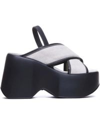 Vic Matié - 100Mm Platform Sandals - Lyst