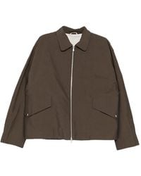 NULLUS Multi-Form Aero Collar ジャケット NULLUS Multi-Form Aero Collar Jacket in Brown for Men | Lyst