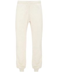 JW Anderson - Slogan-embroidered Cotton Track Pants - Lyst