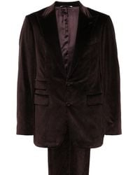 Canali - Corduroy Single-breasted Suit - Lyst