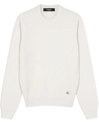 Versace - Round-Logo Sweater - Lyst