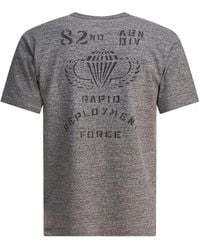 Buzz Rickson's - Printed Crew-Neck T-Shirt - Lyst