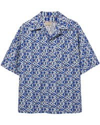 PUCCI - Shirt Met Geometrische Print - Lyst