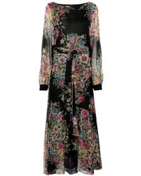 Etro - Floral Crepe Maxi Dress - Lyst
