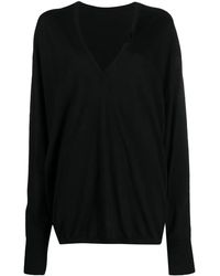 Quira - Virgin-Wool V-Neck Jumper - Lyst