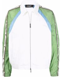 DSquared² - Bomberjacke Mit Logo-Streifen - Lyst