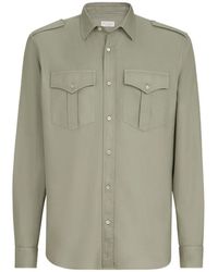 Brunello Cucinelli - Garment-Dyed Shirt - Lyst