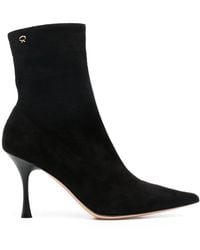 Gianvito Rossi - Dunn 85mm スエードブーツ - Lyst