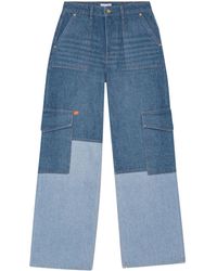 Ganni - Angi Jeans mit weitem Bein - Lyst