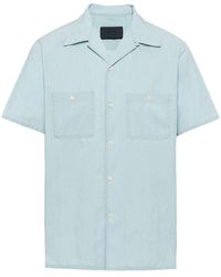 Prada - Cotton Short-sleeve Shirt - Lyst