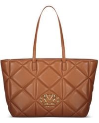 Love Moschino - Quilted-Pattern Tote Bag - Lyst