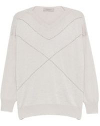 D.exterior - デコラティブ Vネックセーター - Lyst