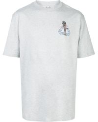 Palace Graphic Print T-shirt - Grey
