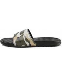 Nike - Benassi Jdi Camouflage-Print Slides - Lyst