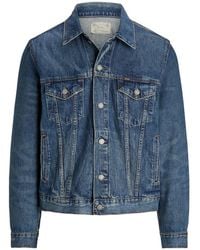 Polo Ralph Lauren - Chaqueta Vaquera Con Botones - Lyst