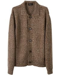 Brioni - Button-Up Wool Cardigan - Lyst