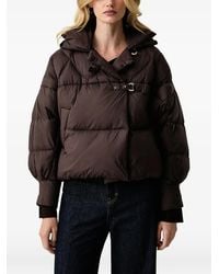 Silvian Heach - Buckle-Fastening Puffer Jacket - Lyst