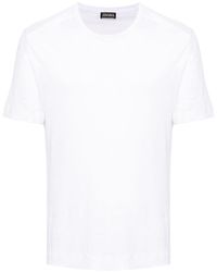 Zegna - Linnen T-shirt - Lyst