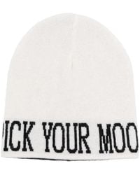 Alberta Ferretti - Gorro Con Eslogan - Lyst
