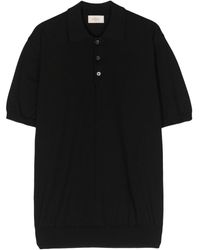 Altea - Fine-knit Cotton Polo Shirt - Lyst