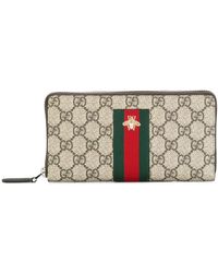Gucci Cartera continental Web GG Supreme - Multicolor