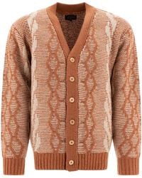 Beams Plus - Jacquard Cardigan - Lyst