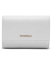 Coccinelle - Metallic Logo-Plaque Wallet - Lyst