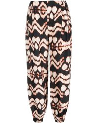 Ulla Johnson - Abstract-print Straight Trousers - Lyst