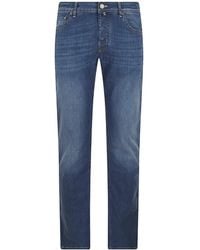 Jacob Cohen - Bard Faded-Effect Slim-Fit Jeans - Lyst