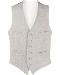 Polo Ralph Lauren - Herringbone Wool-Blend Waistcoat - Lyst