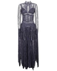 Zimmermann - Robe Longue Valiant Lingerie Bordée De Dentelle - Lyst