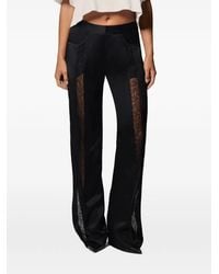 Kiki de Montparnasse - Pantalon Petite Fleur À Empiècement En Dentelle - Lyst