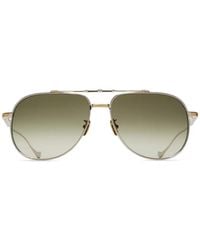 Cutler and Gross - Occhiali Da Sole Sloane Stile Pilota - Lyst