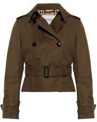 Burberry - Swarby Belt Buttoned Jacket - Lyst