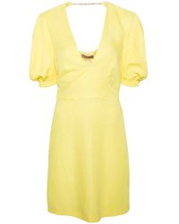 Twinset - Abito Corto Con Scollo A V - Lyst