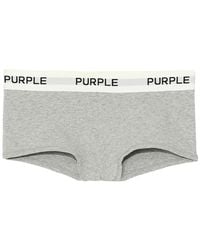 Purple Brand - Logo-Tape Cotton Briefs - Lyst
