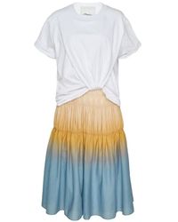 3.1 Phillip Lim - Twist-Detail Midi Dress - Lyst