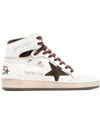Golden Goose - Sky Star Nappa Upper And Spur Nylon Tongue Suede Star - Lyst