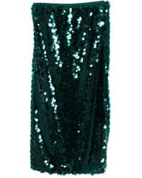 Patrizia Pepe - Sequinned Midi Skirt - Lyst