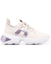 Hogan - Interaction Logo-Detail Sneakers - Lyst